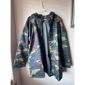 Genuine Belgian Army Waterproof Gore-Tex Seyntex Hooded Jacket Jigsaw Size Large